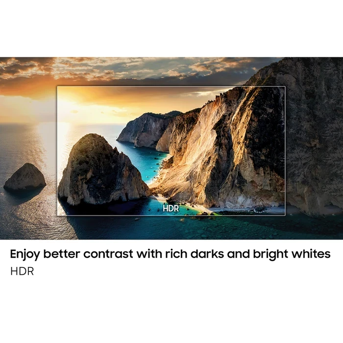 Samsung 75" UA75U7300FUXXL Crystal UHD 4K Smart TV | Tizen OS HDMI 2.1 VRR ALLM HDR10+ Crystal Processor 4K Bluetooth 5.3 AirPlay