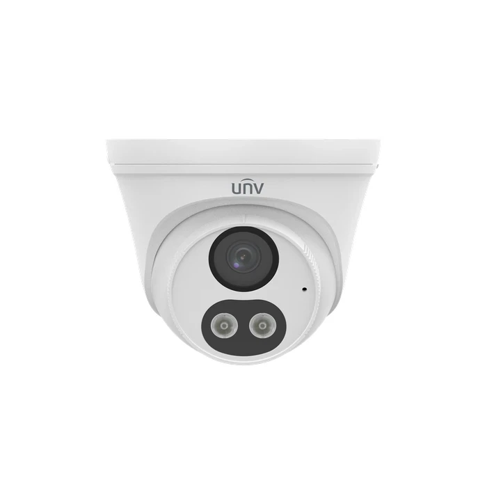 UNV 2MP Dual-Light Turret Network Camera | 2.8mm Wide Lens 120dB WDR Human/Vehicle Detection Built-in Mic IP67 PoE CCTV IPC3612LE-ADF28K-DL3