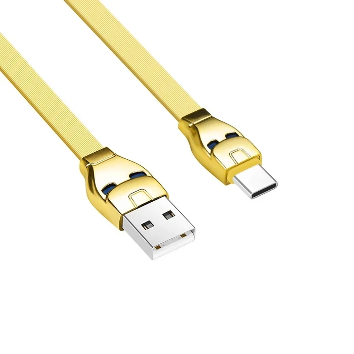 HOCO Steel Man Charging Cable | Type-C High-Fidelity Connectivity Logic | 2.4A Power Matrix | U14