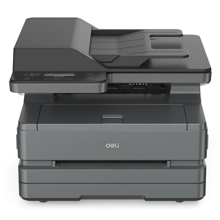 Deli Wireless Automatic Duplex Monochrome High Speed Multifunction Office Laser Printer Copier Scanner with Ethernet & Apple AirPrint Support M3100ADNW