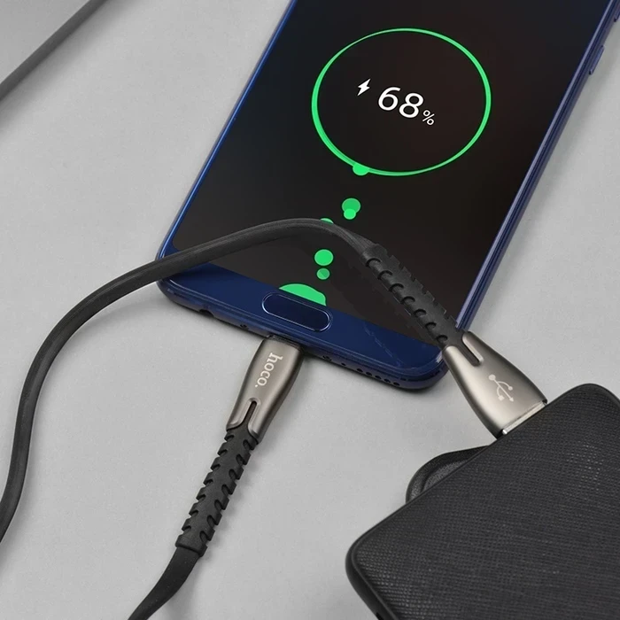 Hoco Core Charging Cable | Type-C Connectivity Logic | Nickel-Zinc Alloy & TPE Matrix | U58
