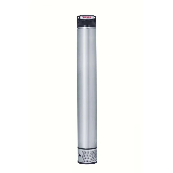 Varuna V3 Series 3" Stainless Steel Multi-Stage Borewell Submersible Pump Set | High-Head 150m Deep-Well Water Pump with Sand-Resistant Noryl Impellers