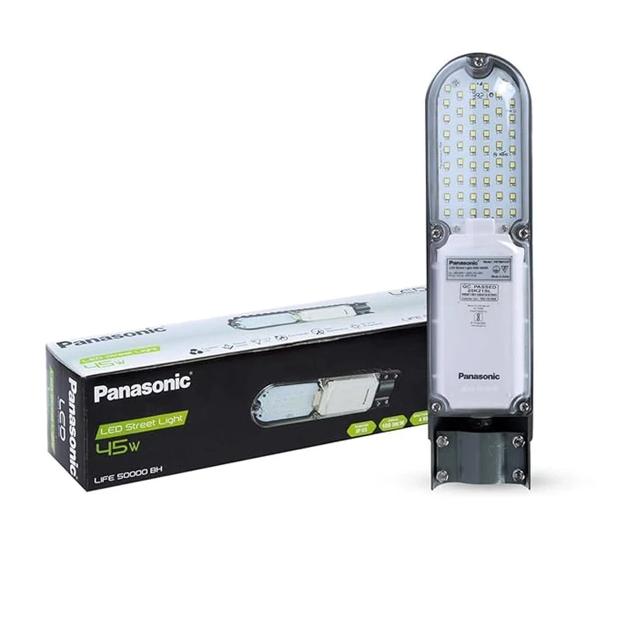 Panasonic PSTM01457 45 Watt LED Street Light | 4500 Lumens | IP65 Waterproof | 4 kV Surge Protection | Cool White