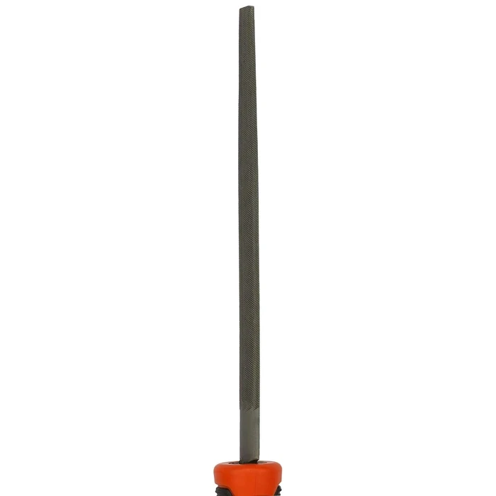 BLACK+DECKER 200mm (8") High-Carbon Steel Half-Round File | Dual Flat & Curved Profile Ergonomic Deburring Tool | BDHT22146