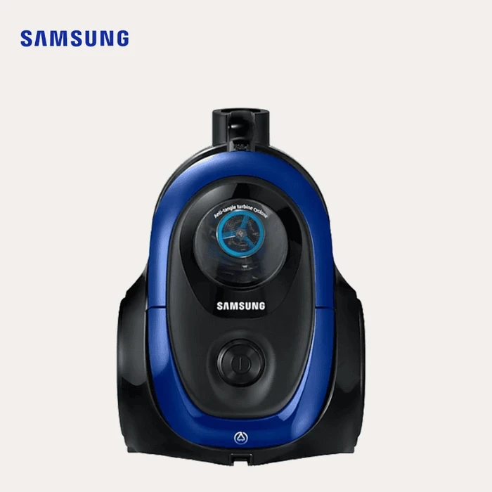 Samsung VC18M2120SB/TL 1.5L Canister Vacuum Cleaner | CycloneForce Anti-Tangle Turbine 1800W Motor 380W Suction HEPA Filter Stainless Pipe