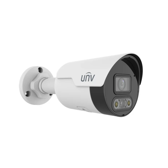 UNV4MP Dual-Light Bullet Network Camera | 4.0mm Lens 120dB WDR Human/Vehicle Detection Built-in Mic IP67 PoE CCTV  IPC2124LE-ADF40K-DL3