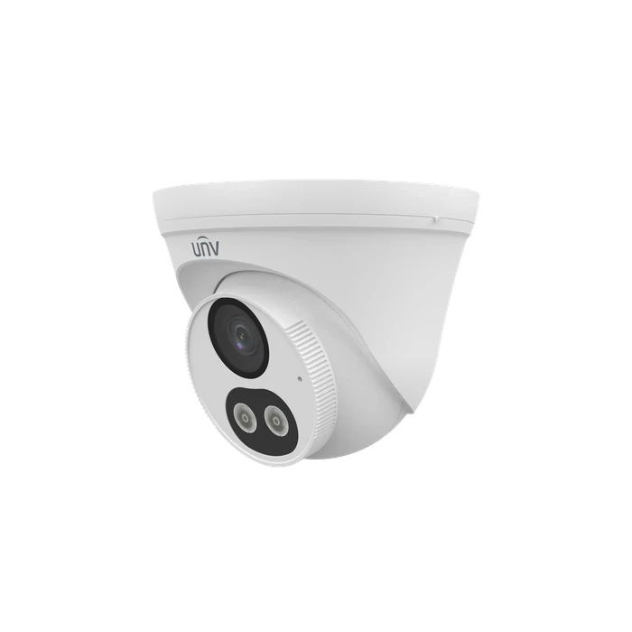 UNV 2MP Dual-Light Turret Network Camera | 2.8mm Wide Lens 120dB WDR Human/Vehicle Detection Built-in Mic IP67 PoE CCTV IPC3612LE-ADF28K-DL3