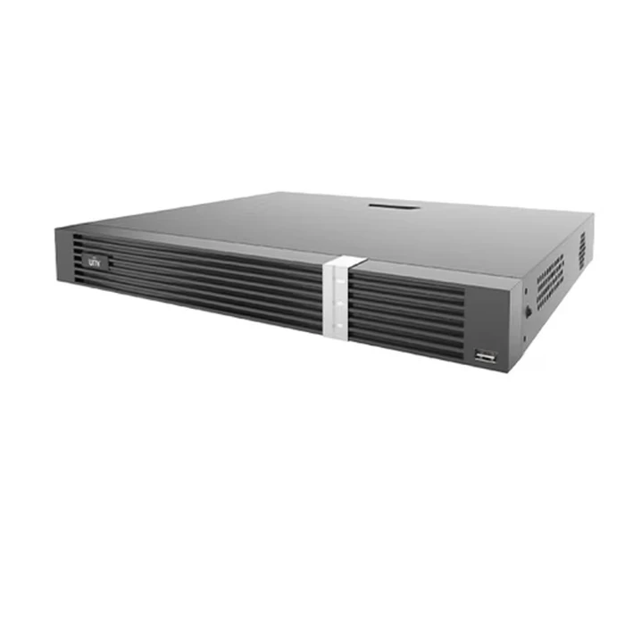UNV 32-Channel 1U AI Network Video Recorder with 2 SATA Bays, 4K HDMI, SIP & Dual Gigabit Ports | NVR302-32E2-IQ