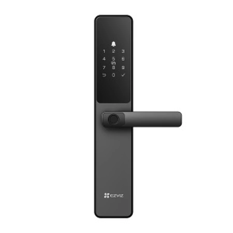 EZVIZ DL05 Smart Fingerprint Wi-Fi Door Lock (7-in-1 Keyless Entry, Aluminum Alloy, Metallic Grey) | CS-DL05-R100-WBCP-GR