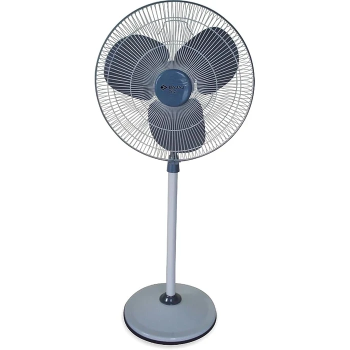 Bajaj Sabse Tezz Farratta F1 High Speed Pedestal Fan | 2150 RPM 100% Copper Motor 90 CMM Thermal Overload Protector All Black 252154