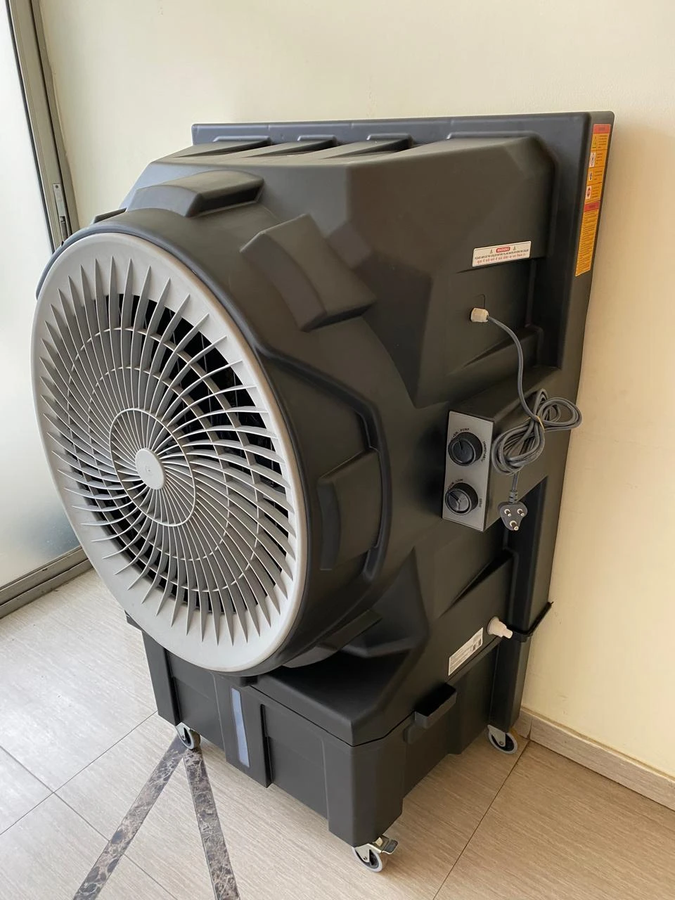 Yasuda 100 Ltr Desert Air Cooler | 350W Hydro-Air Evaporative Matrix | Thermal Overload Protected Fan & Honeycomb Pads | YS-ARND100
