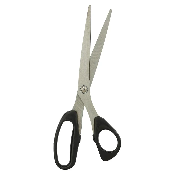 BLACK+DECKER Universal Stainless Steel Straight Edge Utility Scissors | Ergonomic Multi-Purpose Office & Craft Shears | BDHT81569