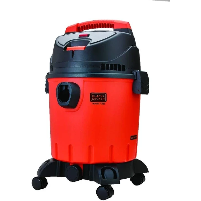 BLACK+DECKER 20-Litre Heavy-Duty Wet & Dry Canister Vacuum Cleaner with Blower Function | High-Suction Cartridge Filter & Multi-Surface Wheels | WDBD20-B5