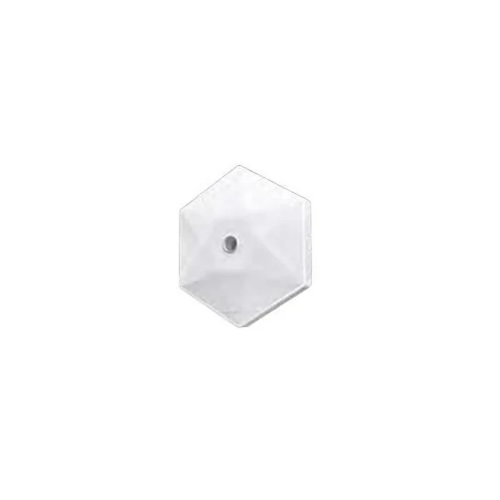 Anchor General Accessories 6A Fancy Type 2-Plate Ceiling Rose 240V | Decorative Surface & Flush Junction Point Base in White | 39677