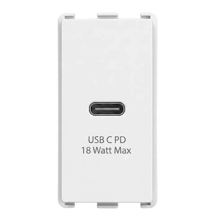 Anchor Roma Urban 66717 18W USB-C Power Delivery Modular Wall Charger | 1M Fast Charging In-Wall Socket Outlet | Roma Urban Series