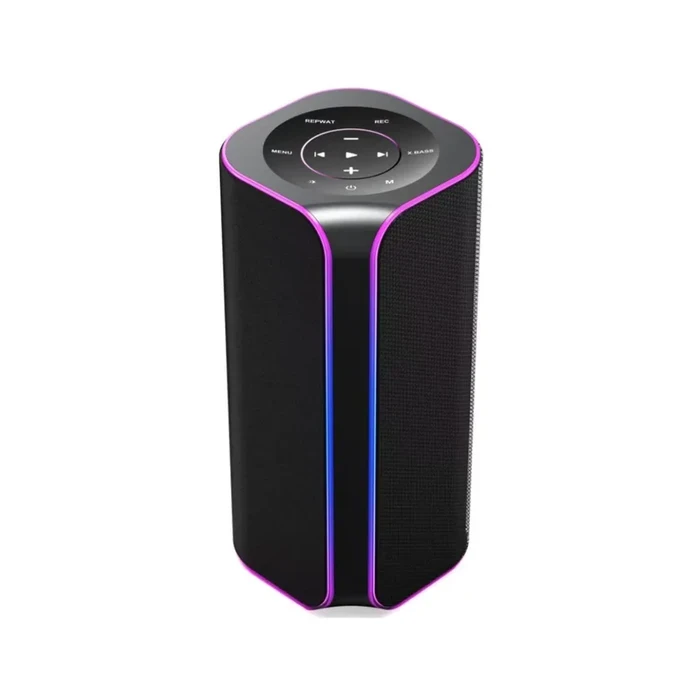 Yasuda 5.25"x2 Dual Woofer Portable Bluetooth Speaker | 5200mAh Lithium Battery Dynamic LED Light Audio | USB TF Card Remote Control Speaker | YS-5TF2