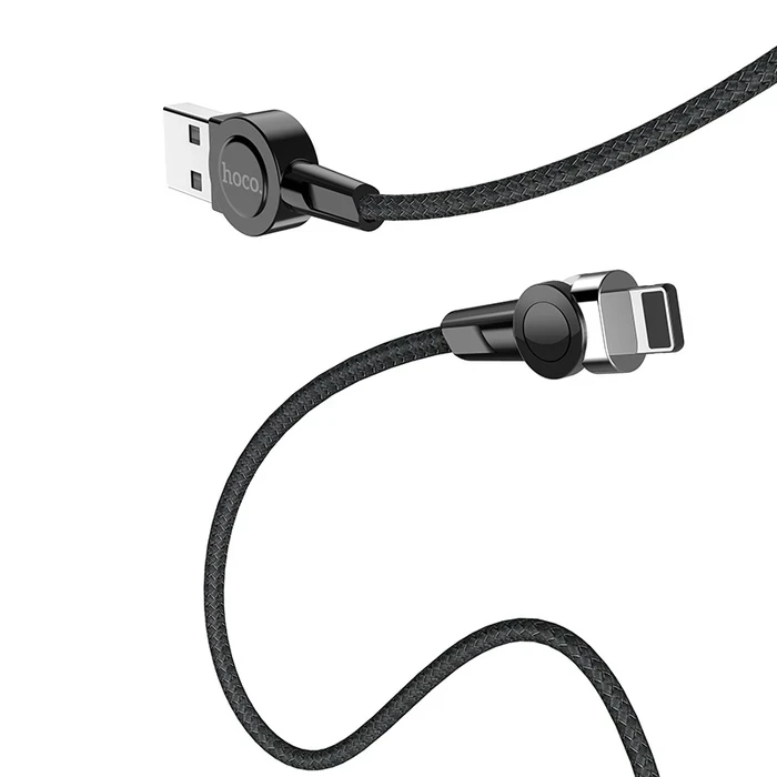 Hoco Magnetic Charging Cable | Rotatable 360-Degree Connectivity Logic | Zinc Alloy & Nylon Matrix | S8
