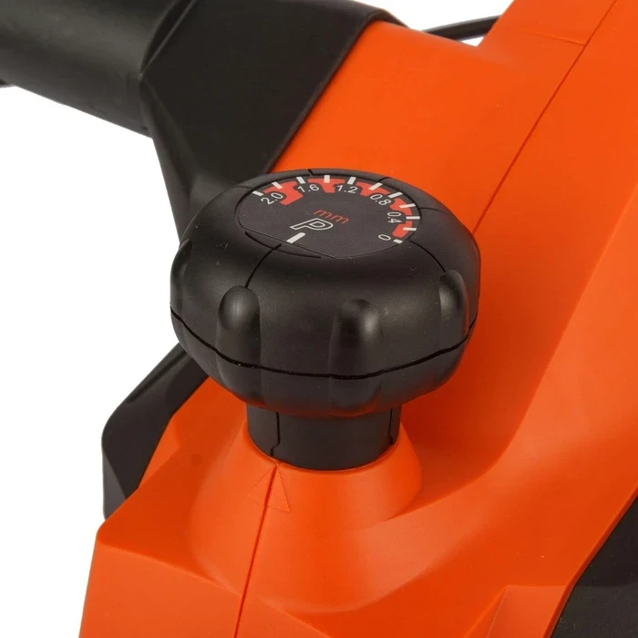BLACK+DECKER 2.0mm Depth-of-Cut Electric Wood Planer | Precision V-Groove Chamfering & Timber Surfacing Machine | KW712-B5