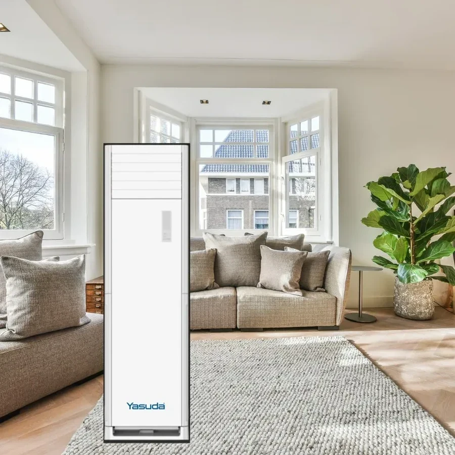 Yasuda 2.0 Ton Floor Standing Inverter Air Conditioner | Strong Cooling & Heating with Internal Thread Copper Pipe | Auto Protection & Automatic Recovery | YS-SSS24IH