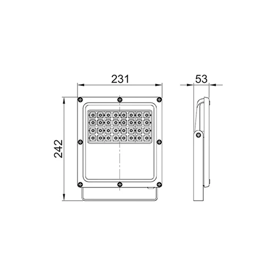 Panasonic PFLM11508 50W LED Flood Light | 5000 lm Output | IP66 Waterproof | 5700K Daylight White | 50,000 Hour Pro Series