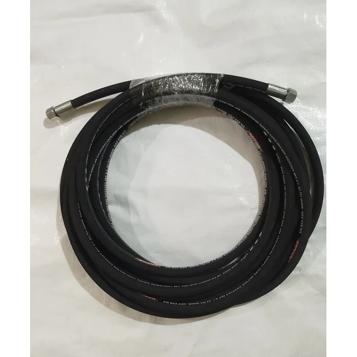 10M High-Pressure Washer Hose (4800 PSI) | Steel-Braided Car & Commercial Truck Washing Pipe
