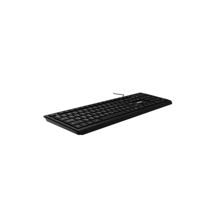 Ziasys Slim Water Spill Resistant 106-Key Wired USB Desktop Keyboard with Multimedia Keys (English & Nepali Layout Options) | Ziasys Z-700(E) / Z-700(N)