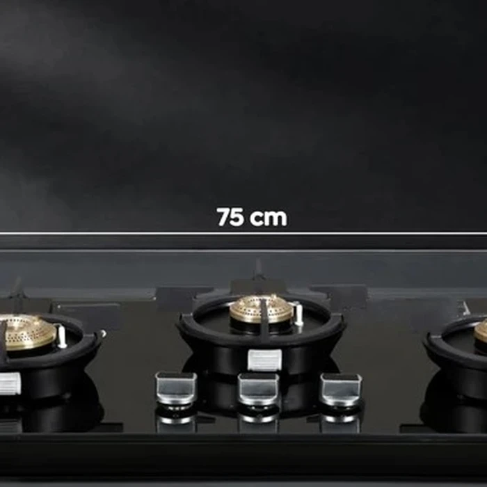 Prestige Svachh Efficia Liftable Toughened Glass Top Auto Ignition Gas Hob (2 Burner / 3 Burner) | Dual Use Freestanding & Built-in Kitchen Hobtop - Model 40595 / 40596