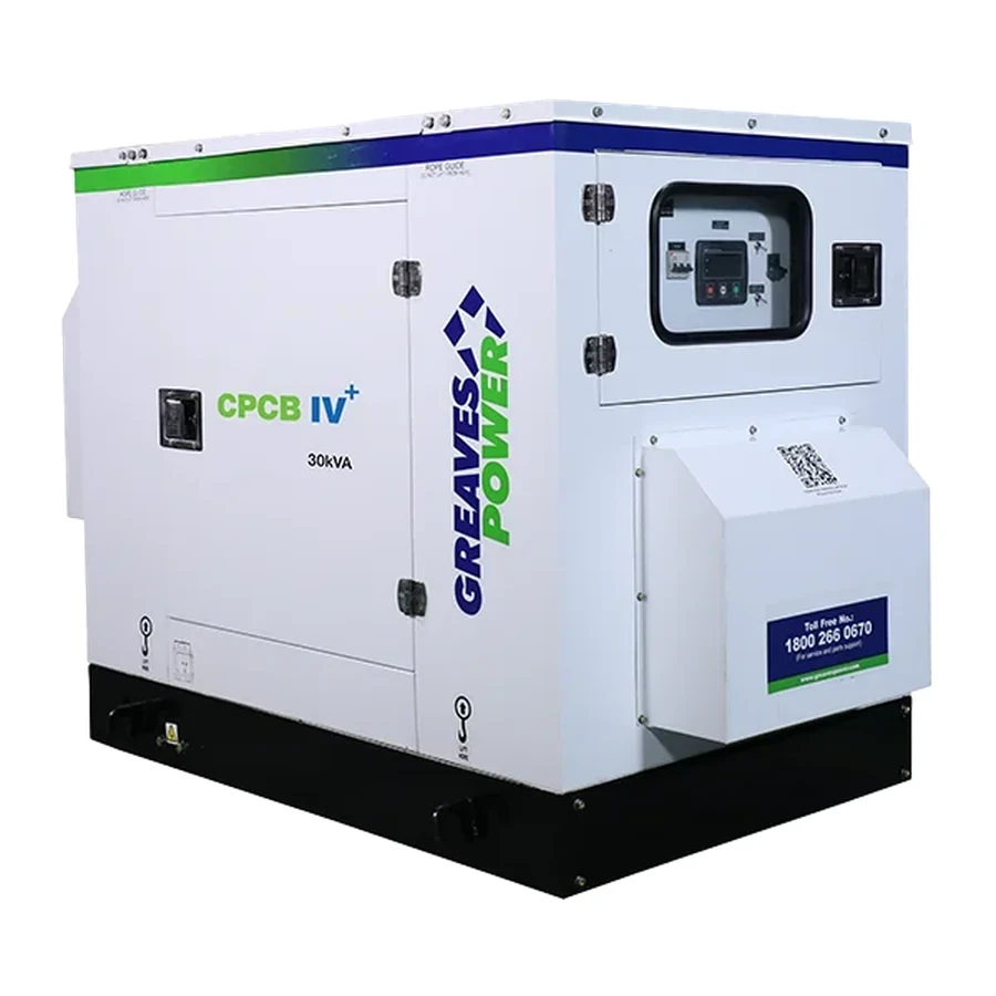 Greaves Prime Diesel Generator | 5 kVA to 30 kVA | Single & Three Phase | Stamford Alternator | Acoustic Enclosure
