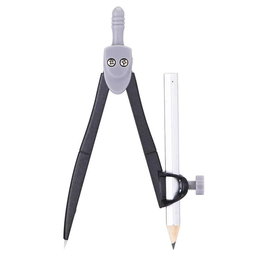 Deli Orbit Classic Stainless Steel Geometrical Compass | Includes Pencil & Storage Box | EG20804
