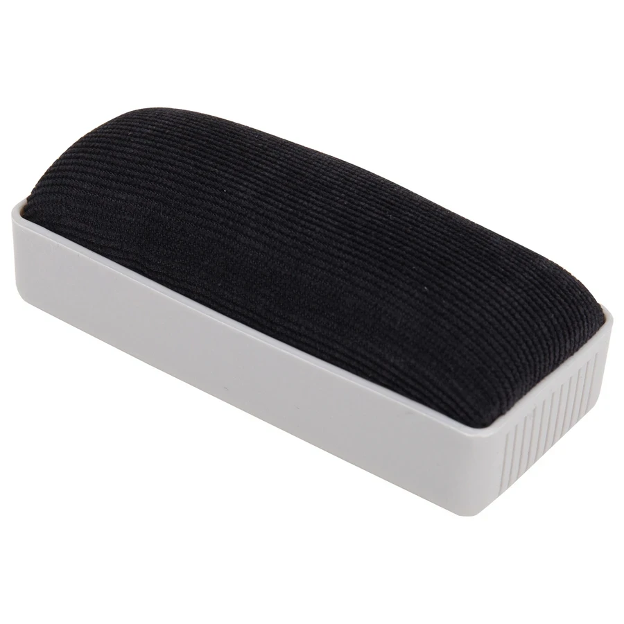Deli Whiteboard Foam Eraser (110x50x40mm) | PP/Foam/Sponge/Lint Multi-Layer Dry-Erase Board Duster (Light Grey) | E7810