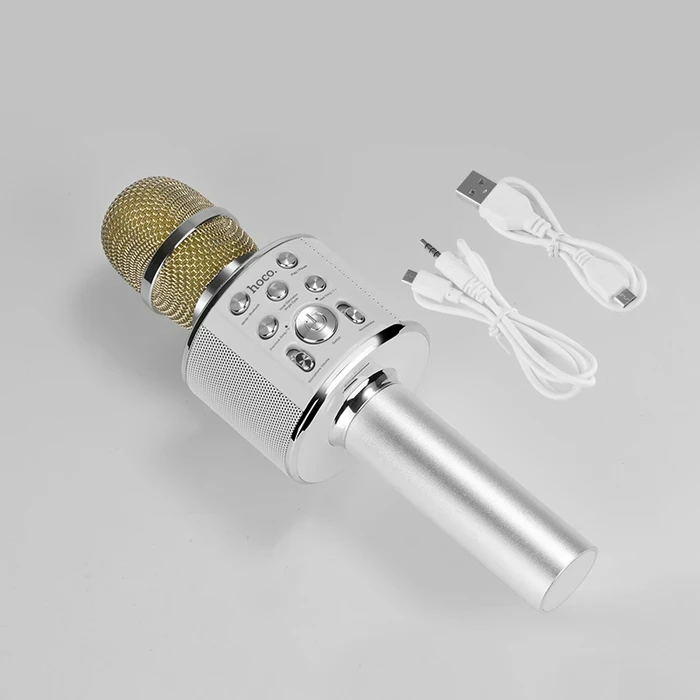 Hoco Cool Sound KTV Microphone | Wireless V4.2 Connectivity | 1800mAh Power Logic | Black BK3