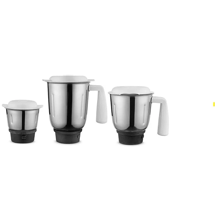 Orient Bolt Super 500W Tower Shape 3-Jar Mixer Grinder | High-Torque Balanced Coil Motor with Stainless Steel Blades, 3-Speed Dial & 2.2A Overload Protection (Cherry Brown) | MGBS50C3
