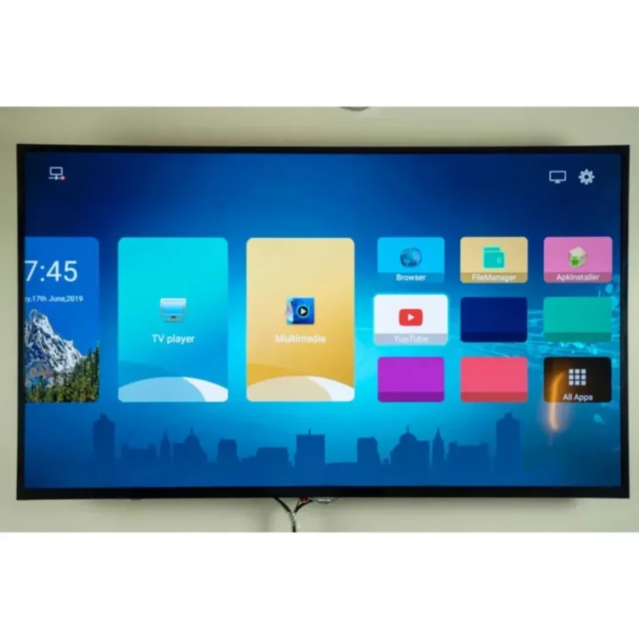 Yasuda 43" Full HD Smart Android TV | Bezelless A+ Grade Panel Matrix | Inbuilt Wi-Fi Miracast & Netflix YouTube Playback | YS-43SGS