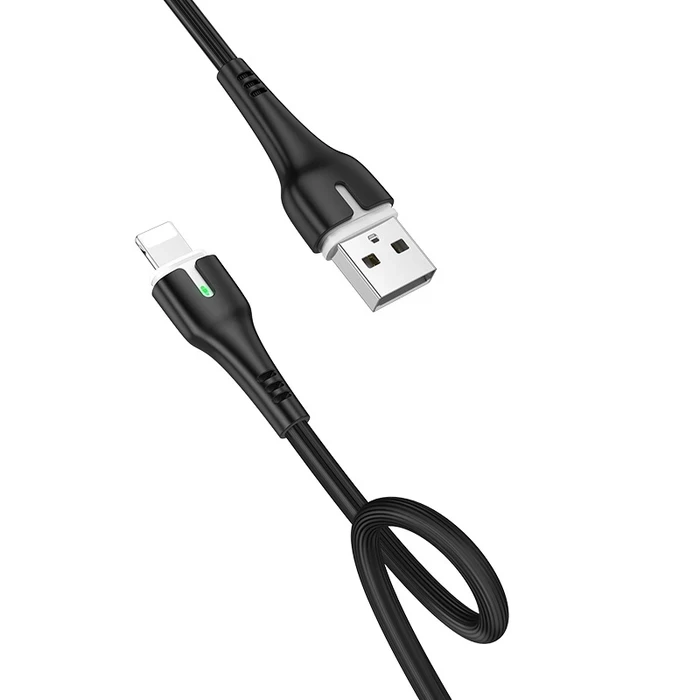 HOCO Surplus Charging Cable | Lightning High-Fidelity Connectivity Logic | 2.4A Power Matrix | X45