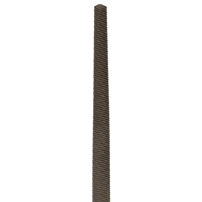 BLACK+DECKER 200mm (8") High-Carbon Steel Round Second-Cut File | Ergonomic Anti-Slip Grip Internal Contour & Bore Deburring Tool | BDHT22145