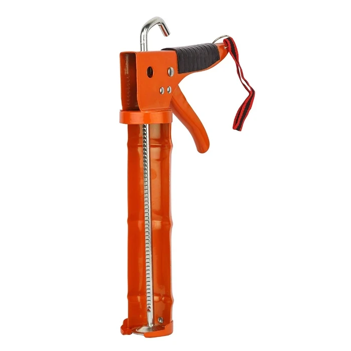 BLACK+DECKER 330mm Steel Half-Open Caulking & Silicone Sealant Gun | Smooth Pressure-Rod Anti-Fatigue Adhesive Dispenser | BDHT81570