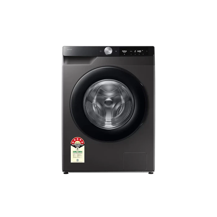 Samsung 9Kg Front Load Washing Machine with Simple UX AI Control | Elite 5-Star Energy Core & SmartThings Wi-Fi Access | AI EcoBubble™ & 39-Min Super Speed | 1400 RPM Inox | WW90DG6U24AXIM