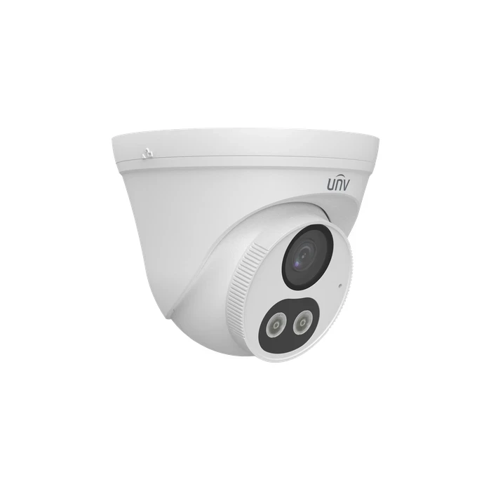 UNV 2MP Dual-Light Turret Network Camera | 2.8mm Wide Lens 120dB WDR Human/Vehicle Detection Built-in Mic IP67 PoE CCTV IPC3612LE-ADF28K-DL3