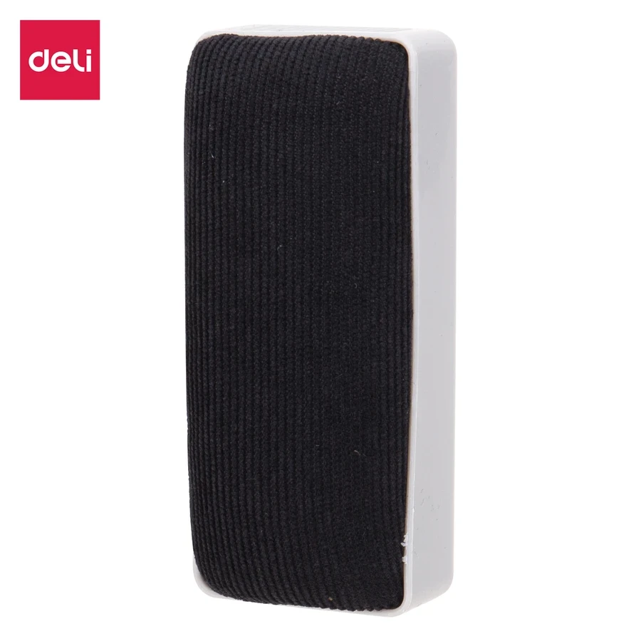Deli Whiteboard Foam Eraser (110x50x40mm) | PP/Foam/Sponge/Lint Multi-Layer Dry-Erase Board Duster (Light Grey) | E7810