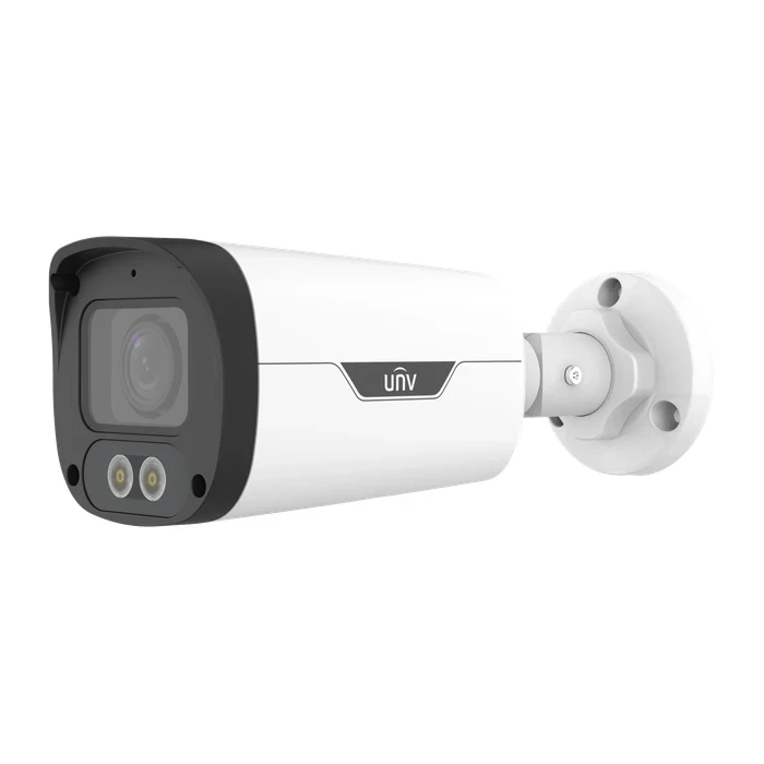 UNV 2MP Motorized Varifocal (2.8–12mm) Dual-Light Bullet Camera | 50m IR/Warm Light 120dB WDR Human/Vehicle AI Built-in Mic IP67 PoE CCTV  IPC2322LE-ADZK-DL3