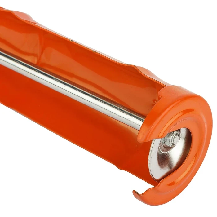 BLACK+DECKER 330mm Steel Half-Open Caulking & Silicone Sealant Gun | Smooth Pressure-Rod Anti-Fatigue Adhesive Dispenser | BDHT81570