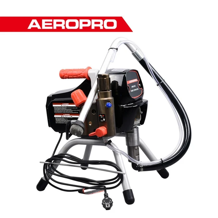 AEROPRO 470 1.2 HP (900W) Electric Airless Paint Sprayer | 3,300 PSI 2.1 L/min Industrial Coating Machine with 15m Hose & 517 Tip (220V)
