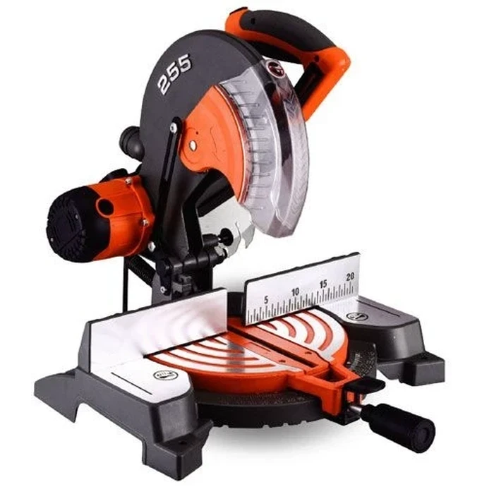 BENYU 10" Gear Type Miter Saw | 2,000W 6,000 RPM 255mm Precision Aluminum & Wood Cutting Machine | BY7760