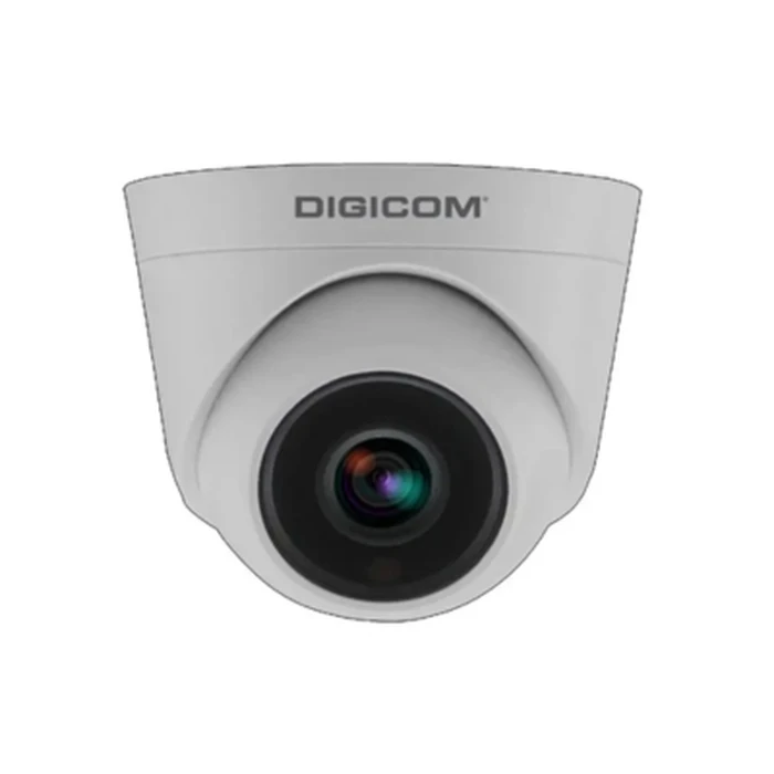Digicom DG-AD1212A 2MP AHD Dome CCTV Camera | 3.6mm Fixed Lens Logic | 1080P HD | IR Night Vision & IP66
