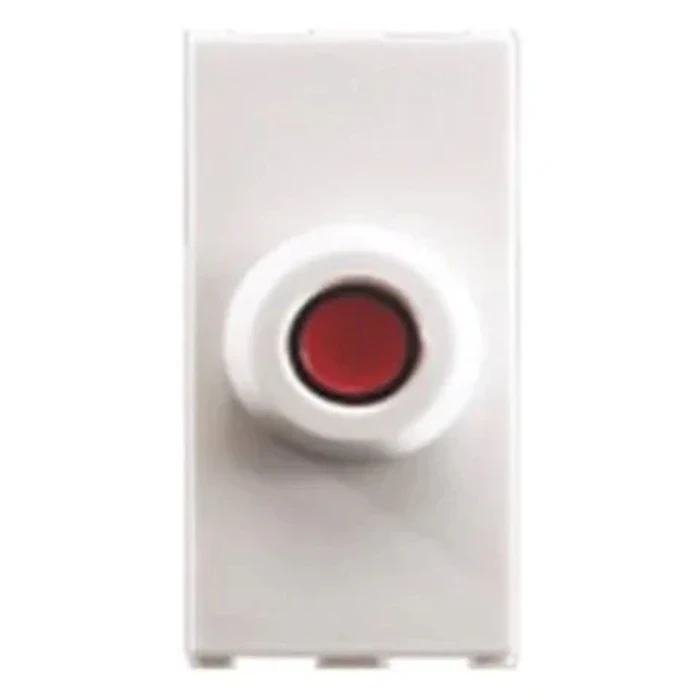 Anchor Roma 66606 6A Overload Protection Unit | Manual Resettable Fuse Logic | 1-Module Modular | Flame Retardant Safety Shield
