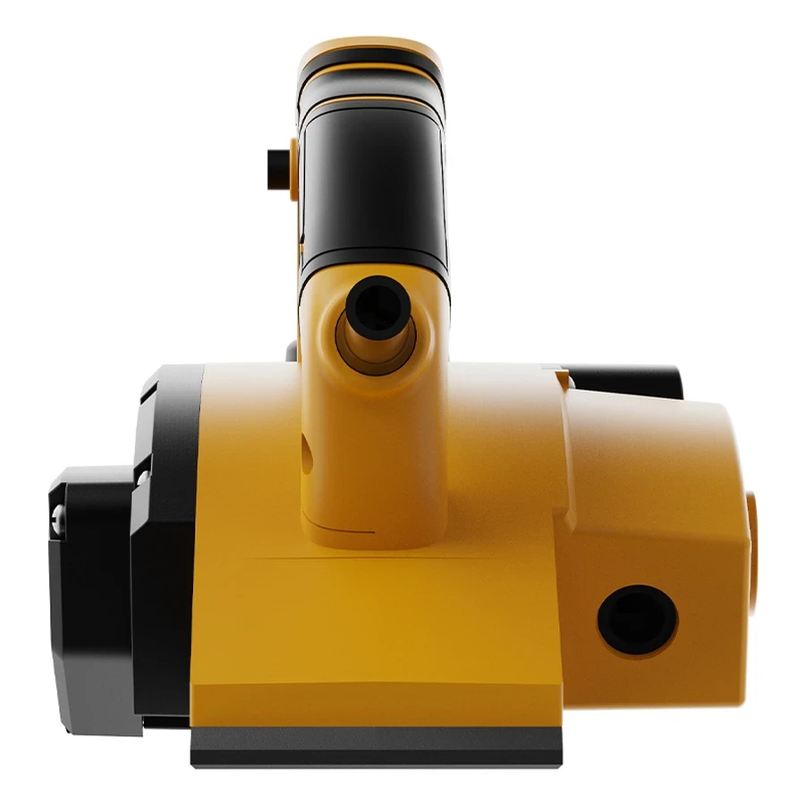 Deli 550W Professional 82mm Electric Wood Planer | 15,800 RPM Pure Copper Motor 1mm Depth & 9mm Rabbeting Capacity with High-Speed Steel Blades (Yellow) | EDC591