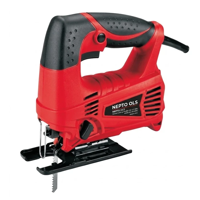 NEPTOOLS 450W 65mm Electric Jig Saw | 0-3100 s/min Variable Speed with 2 Blades Allen Key & Carbon Brushes INJS450