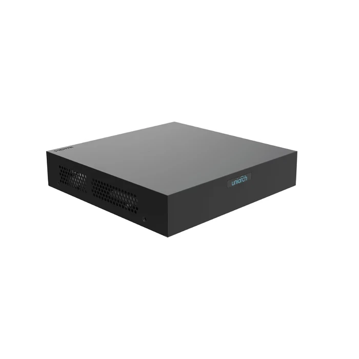 Uniarch 4 Channel 1080P/5MP/6MP PoE Network Video Recorder with 4-Port Plug & Play PoE, Ultra 265, 1 SATA Up to 6TB & HDMI/VGA Output | Model No. NVR-104S3-P4-ECO