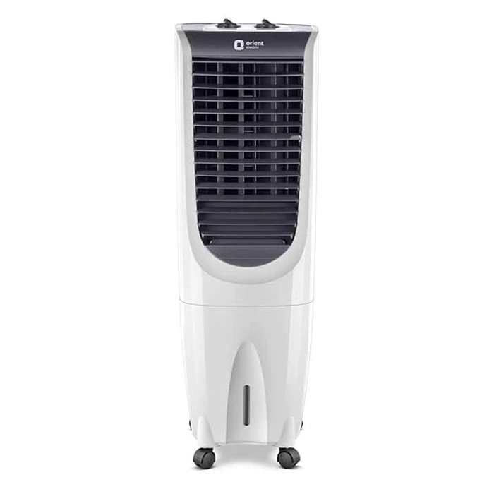 Orient Ultimo Tower 26 Slim Space-Saving Air Cooler | 26 Ltr Tank Capacity with Mechanical Speed Control Dial | DenseNest Honeycomb Cooling with Auto-Fill, Mosquito Net & 160 Watt Energy-Saving Motor 