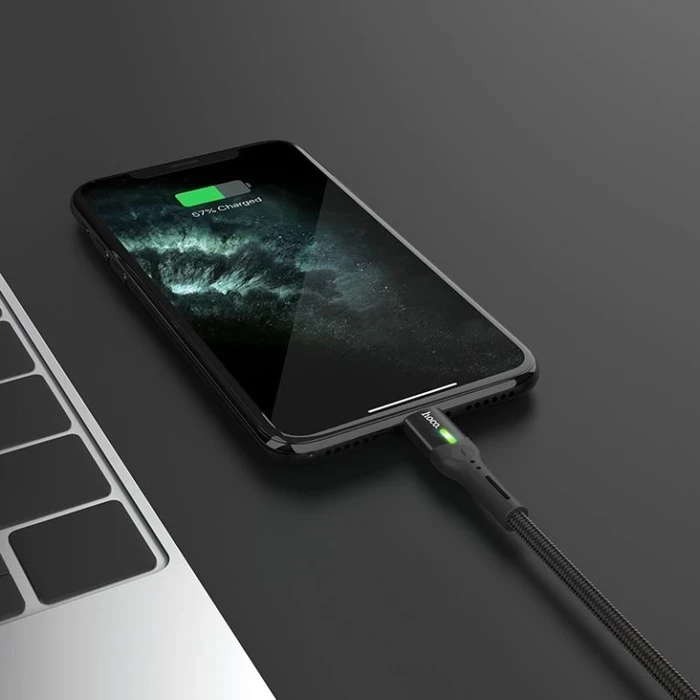 Hoco Celestial Charging Cable | Lightning Connectivity Logic | Aluminum Alloy & Nylon Matrix | S24